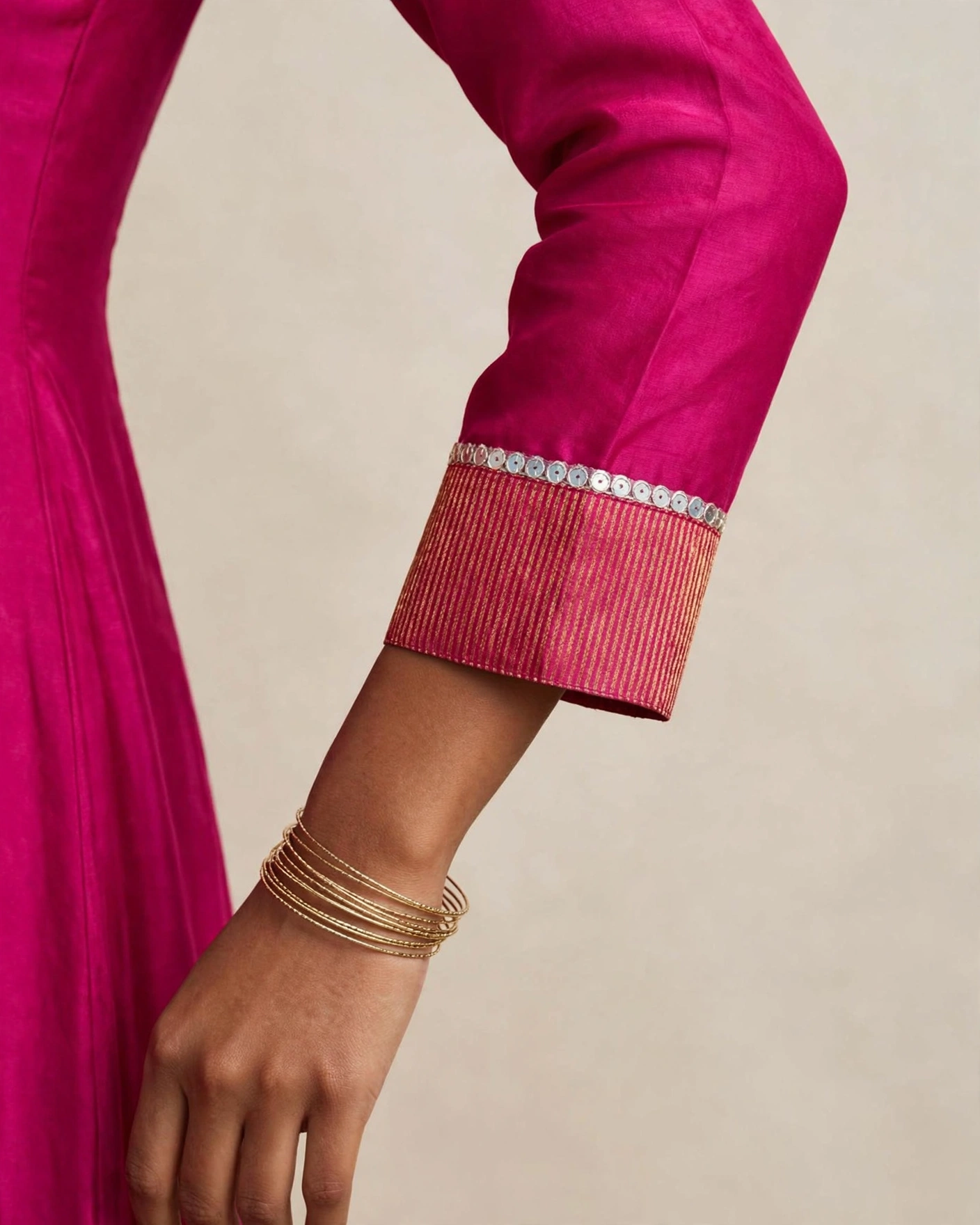 Viscose Rassion Suit with Organza Dupatta